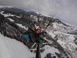 Ski Paragliding Sensation - La Clusaz